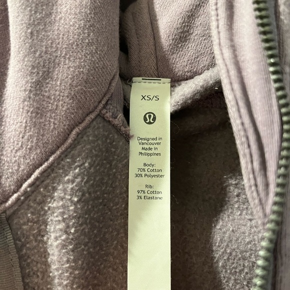 Scuba oversized full zip lululemon dusky lavender - Picture 3 of 4